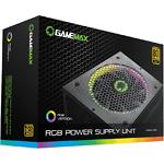 Фото Блок питания GAMEMAX RGB850 PRO 80+Gold 850W, ARGB ring fan 140мм, модульный #11
