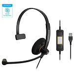 Изображение SENNHEISER EPOS SC 30 USB (1000550) моно-гарнитура компьютерная Фото SENNHEISER EPOS SC 30 USB (1000550) моно-гарнитура компьютерная