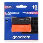 Изображение USB Flash 16GB GOODRAM UME3 Mix USB3.2 2-Pack (UME3-0160MXR11-2P) набор 2 шт, R/W 60/20Mb/s #1 Фото USB Flash 16GB GOODRAM UME3 Mix USB3.2 2-Pack (UME3-0160MXR11-2P) набор 2 шт, R/W 60/20Mb/s #1