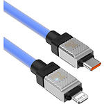 Фото Кабель Baseus CAKW000003 CoolPlay Series Fast Charging Type-C/Lightning, 1м Blue, PD 20W #2