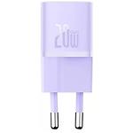 Изображение Сетевое ЗУ Baseus CCGN050105 Purple, GaN5 Fast Charger Type-C, 20W Фото Сетевое ЗУ Baseus CCGN050105 Purple, GaN5 Fast Charger Type-C, 20W