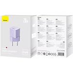 Изображение Сетевое ЗУ Baseus CCGN050105 Purple, GaN5 Fast Charger Type-C, 20W #4 Фото Сетевое ЗУ Baseus CCGN050105 Purple, GaN5 Fast Charger Type-C, 20W #4