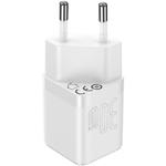 Изображение Сетевое ЗУ Baseus CCGN010102 White, GaN3 Fast Charger Type-C, 30W #3 Фото Сетевое ЗУ Baseus CCGN010102 White, GaN3 Fast Charger Type-C, 30W #3