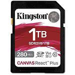 Фото SD XC 1TB Kingston Canvas React Plus UHS-II U3 V60 (SDR2V6/1TB) R280/W150