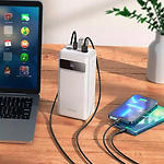 Фото Внешний аккумулятор Power Bank Hoco J86B Electric 60000mAh White (6931474771759) 22.5W #2