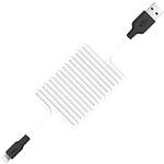 Изображение Кабель HOCO X21 Black-White (6957531071365) USB/Lightning, 1м, 2A, silicone+TPE #2 Фото Кабель HOCO X21 Black-White (6957531071365) USB/Lightning, 1м, 2A, silicone+TPE #2