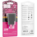 Фото Сетевое ЗУ Hoco CS13A Black (6942007603805) Type-C, PD20W #5