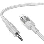 Изображение Звуковой переходник HOCO UPA27 White (6942007612524) Lightning male на 3.5mm male Audio cable 1.2м #1 Фото Звуковой переходник HOCO UPA27 White (6942007612524) Lightning male на 3.5mm male Audio cable 1.2м #1