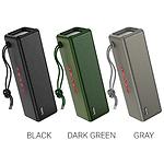 Изображение HOCO HC3 Bounce Dark Green (6931474741653) портативная колонка 10W, 2.4Ah аккум, IPX5, BT5.0, SD/USB #2 Фото HOCO HC3 Bounce Dark Green (6931474741653) портативная колонка 10W, 2.4Ah аккум, IPX5, BT5.0, SD/USB #2