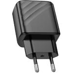 Изображение Сетевое ЗУ Hoco CS22A Black (6942007609913) Type-C, QC, PD30W #4 Фото Сетевое ЗУ Hoco CS22A Black (6942007609913) Type-C, QC, PD30W #4