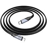 Фото Кабель HOCO U119 Black (6942007604963) USB/Lightning, 1.2м, PD27W, nylon+aluminum #1