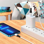 Изображение Кабель HOCO X82 White (6931474768544) USB/Lightning, 1м, 2.4A, silicone+silicone #4 Фото Кабель HOCO X82 White (6931474768544) USB/Lightning, 1м, 2.4A, silicone+silicone #4