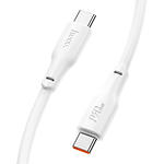 фото Кабель HOCO X93 White (6931474790712) Type-C/Type-C, 1м, 100W, TPE+TPE