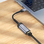 Фото Адаптер HOCO UA26 Metal Gray (6942007611954) USB-A  --> LAN Ethernet 10/100 Мб/с RJ-45 #6