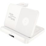 Изображение Беспроводное Wireless ЗУ HOCO CQ7 3-in-1 White (6942007617161) 2.5-15W iWatch+SAM Фото Беспроводное Wireless ЗУ HOCO CQ7 3-in-1 White (6942007617161) 2.5-15W iWatch+SAM