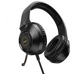 Изображение HOCO W108 Sue gaming Black (6931474799418) наушники с микрофоном накладные #2 Фото HOCO W108 Sue gaming Black (6931474799418) наушники с микрофоном накладные #2