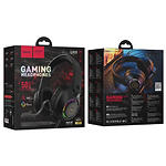 Изображение HOCO W108 Sue gaming Black (6931474799418) наушники с микрофоном накладные #4 Фото HOCO W108 Sue gaming Black (6931474799418) наушники с микрофоном накладные #4