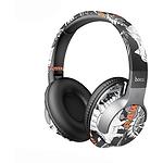 Изображение HOCO ESD18 Graffiti Bluetooth Black (6942007610421) гарнитура с оголовьем #1 Фото HOCO ESD18 Graffiti Bluetooth Black (6942007610421) гарнитура с оголовьем #1