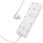 Фото Фильтр-удлинитель сетевой HOCO AC13A Talento 1.5m Black, 5-розеток, CHARGER 3*USB-A, USB-C, 17W #2