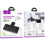 Изображение Фильтр-удлинитель сетевой HOCO AC11A Voyage 0.1m Black, 2-розетки, CHARGER 3*USB-A, USB-C, 17W #4 Фото Фильтр-удлинитель сетевой HOCO AC11A Voyage 0.1m Black, 2-розетки, CHARGER 3*USB-A, USB-C, 17W #4