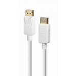 Изображение Кабель Cablexpert CC-DP2-6-W - DisplayPort V1.2, 5K 30Hz, 1.8 метра Фото Кабель Cablexpert CC-DP2-6-W - DisplayPort V1.2, 5K 30Hz, 1.8 метра
