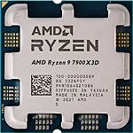 Изображение CPU AMD Ryzen 9 7900X3D, 4.4/5.6GHz, 12C/24T, AM5, Box (100-100000909WOF) без кулера Фото CPU AMD Ryzen 9 7900X3D, 4.4/5.6GHz, 12C/24T, AM5, Box (100-100000909WOF) без кулера