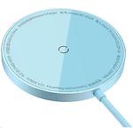 Изображение Беспроводное Wireless ЗУ Baseus CCJJ040303 Blue Simple Mini3 Magnetic, USB питание, 15W #1 Фото Беспроводное Wireless ЗУ Baseus CCJJ040303 Blue Simple Mini3 Magnetic, USB питание, 15W #1