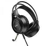Фото HOCO W106 Tiger gaming Black (6931474789297) наушники с микрофоном накладные