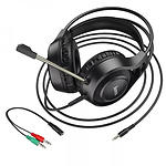 Фото HOCO W106 Tiger gaming Black (6931474789297) наушники с микрофоном накладные #4