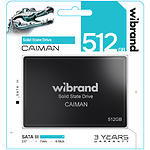 Фото SSD Wibrand Caiman 512Gb 2.5" 7mm SATA III (WI2.5SSD/CA512GBST) #1