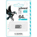 Изображение USB Flash 64Gb Wibrand Hawk Silver (WI2.0/HA64M1S) #1 Фото USB Flash 64Gb Wibrand Hawk Silver (WI2.0/HA64M1S) #1