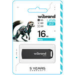Фото USB Flash 16Gb Wibrand Mink Black (WI2.0/MI16P4B) #1