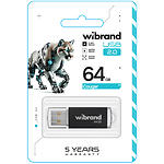 Фото USB Flash 64Gb Wibrand Cougar Black (WI2.0/CU64P1B) #1