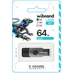 Фото USB Flash 64Gb Wibrand Lizard USB3.2 Black (WI3.2/LI64P9B) #2