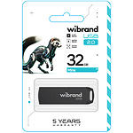 Фото USB Flash 32Gb Wibrand Mink Black (WI2.0/MI32P4B) #1