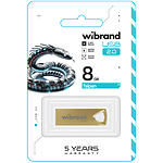 Изображение USB Flash - 8GB (Wibrand Taipan Gold WI2.0/TA8U2G) #1 Фото USB Flash - 8GB (Wibrand Taipan Gold WI2.0/TA8U2G) #1