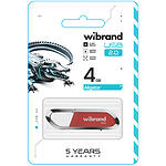 Фото USB Flash - 4GB (Wibrand Aligator Red WI2.0/AL4U7DR) #1