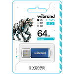 Фото USB Flash 64Gb Wibrand Cougar Blue (WI2.0/CU64P1U) #1