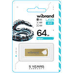 Изображение USB Flash 64Gb Wibrand Taipan Gold (WI2.0/TA64U2G) #1 Фото USB Flash 64Gb Wibrand Taipan Gold (WI2.0/TA64U2G) #1