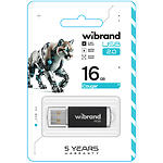 Фото USB Flash 16Gb Wibrand Cougar Black (WI2.0/CU16P1B) #1