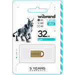 Фото USB Flash 32Gb Wibrand lynx Gold (WI2.0/LY32M2G) #1