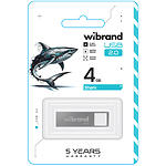 Изображение USB Flash - 4GB (Wibrand Shark Silver WI2.0/SH4U4S) #1 Фото USB Flash - 4GB (Wibrand Shark Silver WI2.0/SH4U4S) #1