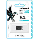 Фото USB Flash 64Gb Wibrand Hawk Black (WI2.0/HA64M1B) #1
