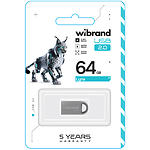 Фото USB Flash 64Gb Wibrand lynx Silver (WI2.0/LY64M2S) #1