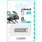 Фото USB Flash - 8GB (Wibrand Chameleon Silver WI2.0/CH8U6S) #1