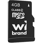 Фото microSD HC 4Gb Wibrand class 4 (WICDC4/4GB) без переходника