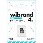 Фото microSD HC 4Gb Wibrand class 4 (WICDC4/4GB) без переходника #1