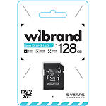 Фото microSD XC 128 GB Wibrand UHS-I U3 class 10 (WICDHU3/128GB-A) с SD переходником #1