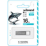 Изображение USB Flash 16Gb Wibrand Shark Silver (WI2.0/SH16U4S) #1 Фото USB Flash 16Gb Wibrand Shark Silver (WI2.0/SH16U4S) #1