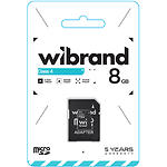 Изображение microSD HC 8Gb Wibrand class 4 (WICDC4/8GB-A) с переходником #1 Фото microSD HC 8Gb Wibrand class 4 (WICDC4/8GB-A) с переходником #1